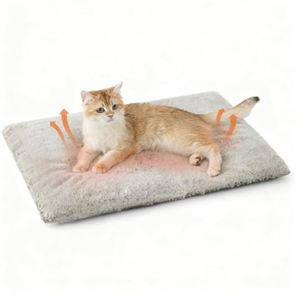 Self Warming Cat Bed Dog Heating Mat Small Medium Pets Thermal Pad Indoor Plush
